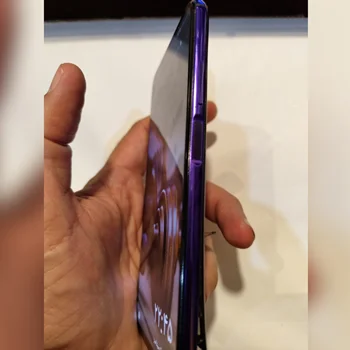 تاچ ال سی دی گوشی موبایل هواوی HUAWEI NOVA 5T با فریم بنفش و باطری روکاری در حد نو نمایندگی