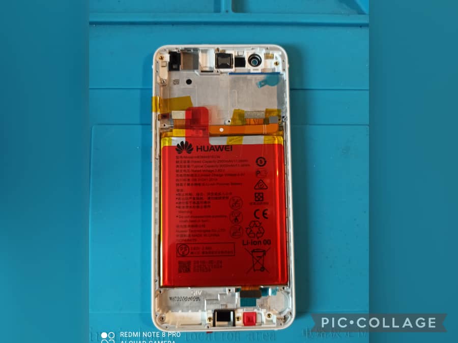 lcd huawei p10 lite with frame