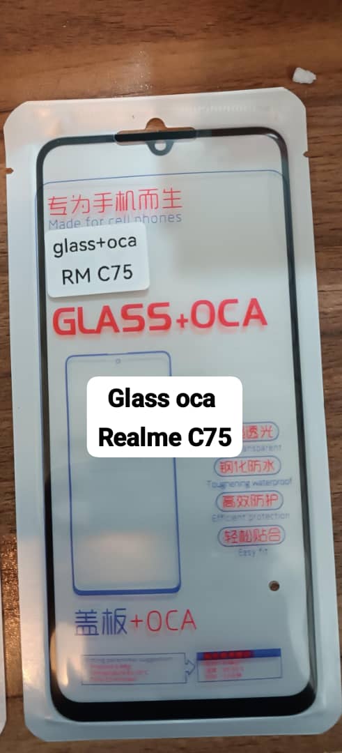 glass oca realme c75